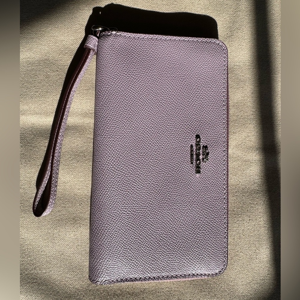 Coach zip around wallet